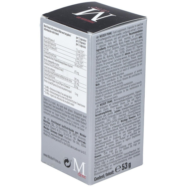 Weider Prime Testosterona Hombre 60Cap.