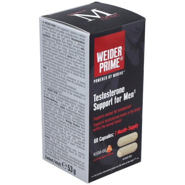 Weider Prime Testosterona Hombre 60Cap.