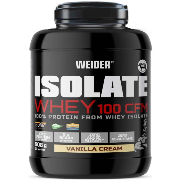 Weider Isolate Whey 100 Cfm Vainilla Crema 908G
