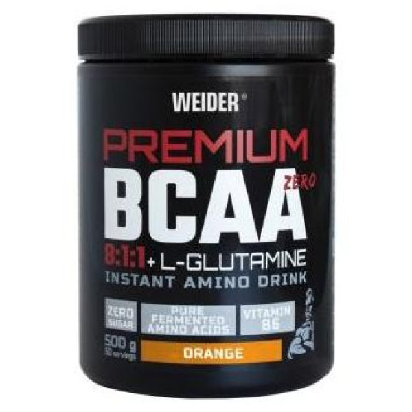 Weider Premium Bcaa 8:1:1 + Glutamina Naranja 500G