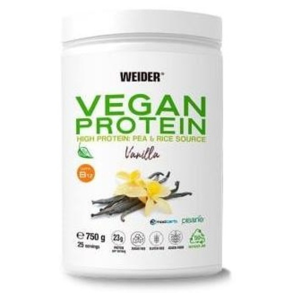 Weider Vegan Protein Vainilla 750Gr. 2