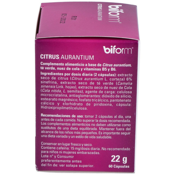 Biform Citrus Aurantium Quemagrasas 60Cáps