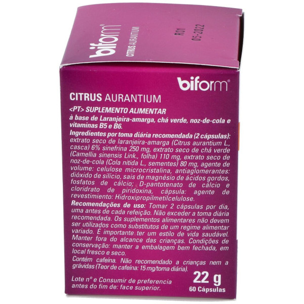 Biform Citrus Aurantium Quemagrasas 60Cáps