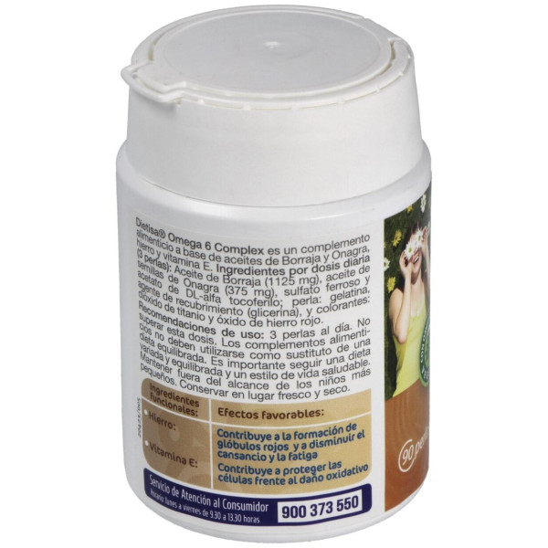 Omega 6 Onagra+Borraja (Super Dietafor) 90Perlas