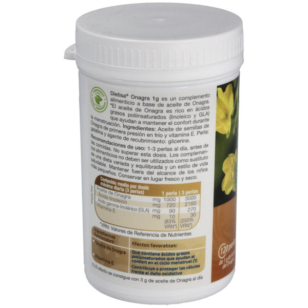 Dietisa Omega 6 Onagra 120Perlas
