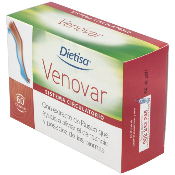 Dietkum Venovar Circulacion Piernas 60Cap.