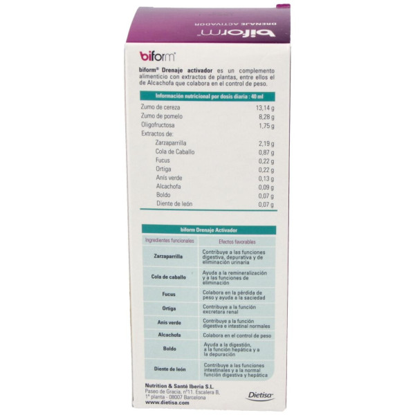 Biform Drenaje Activador 250Ml