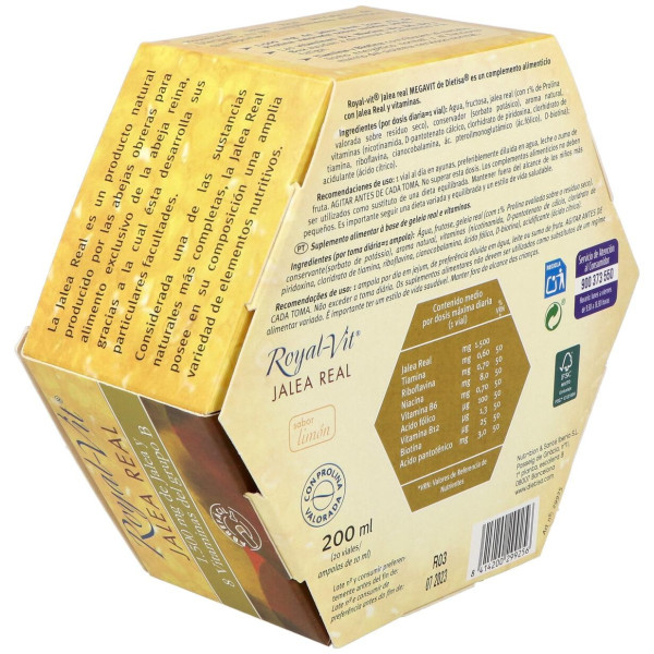 Dietisa Jalea Real Royalvit Mega-Total 20 Viales