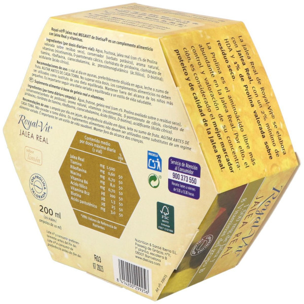 Dietisa Jalea Real Royalvit Mega-Total 20 Viales