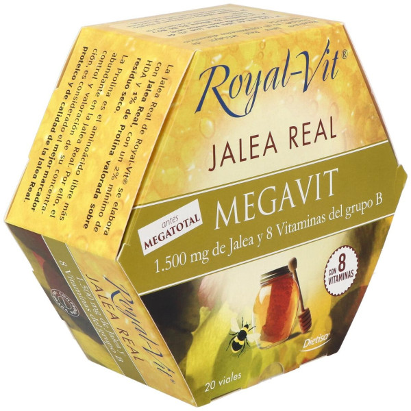 Dietisa Jalea Real Royalvit Mega-Total 20 Viales