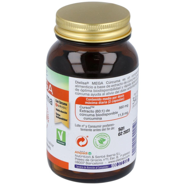 Dietisa Mega Cúrcuma 50Caps