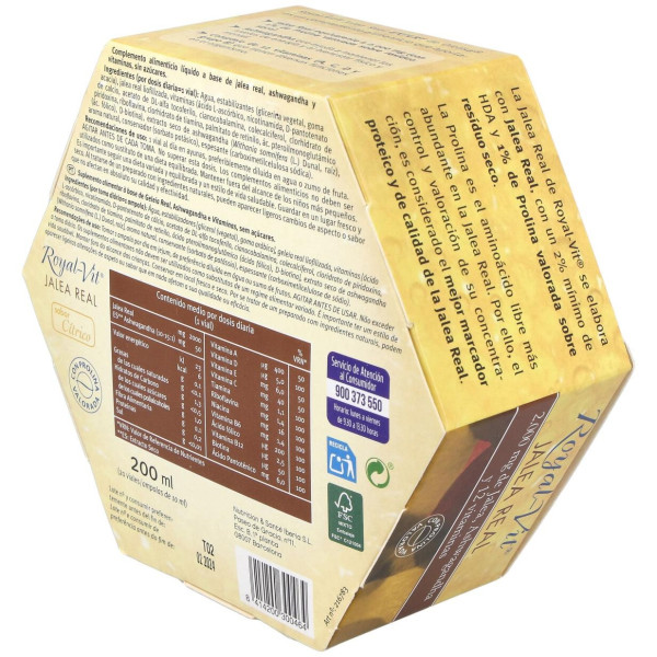 Jalea Real Royal Vit Expert Sin Azucar 20Viales