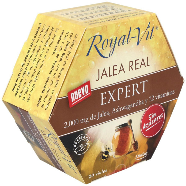 Jalea Real Royal Vit Expert Sin Azucar 20Viales