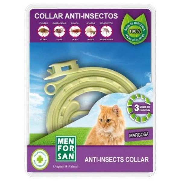 Menforsan Collar Anti-Insectos Margosa Gatos