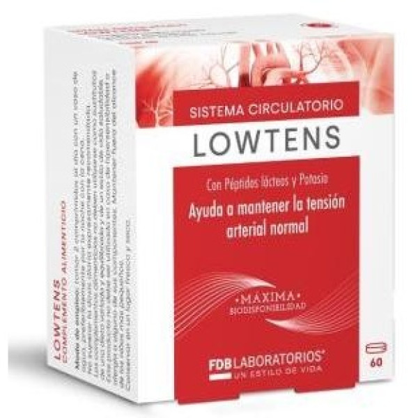 Lowtens Peptidos Lacticos 60Comp.