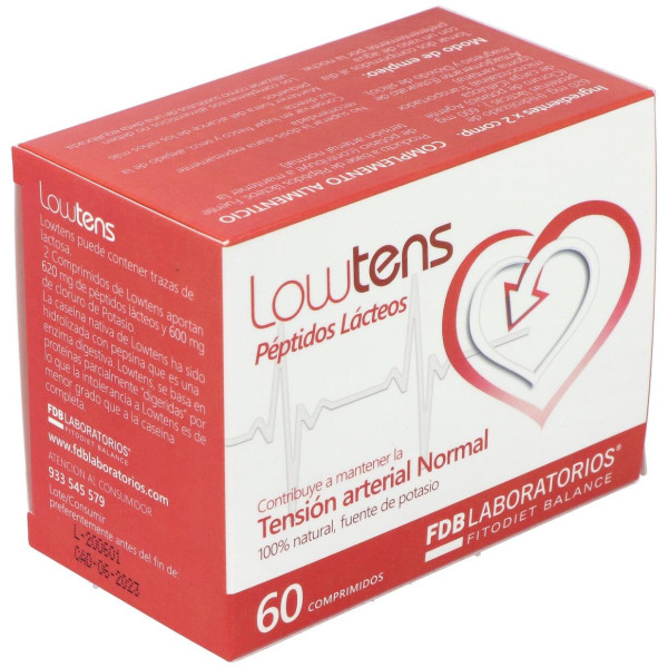 Lowtens Peptidos Lacticos 60Comp.