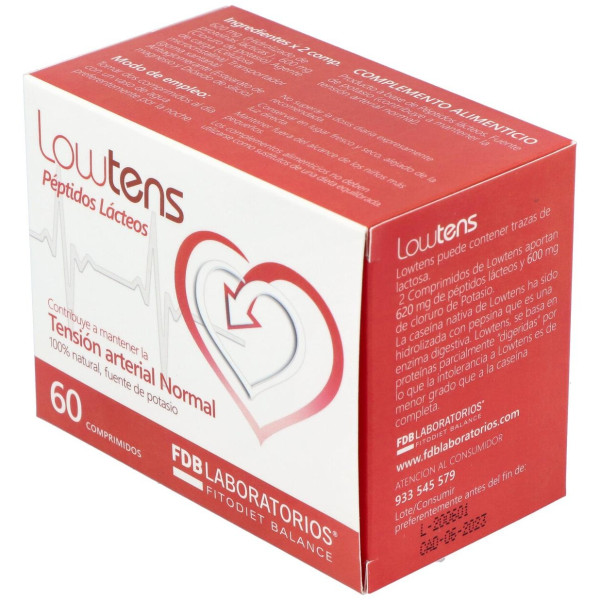 Lowtens Peptidos Lacticos 60Comp.
