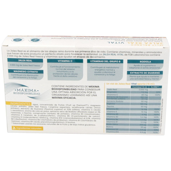 Jelly Balance Vital Jalea Real 20Viales