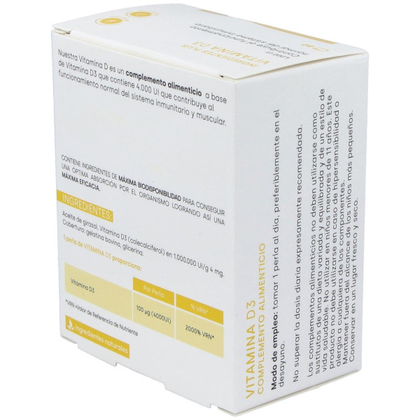 Fdb Vitamina D3 4000Ui 60 Perlas