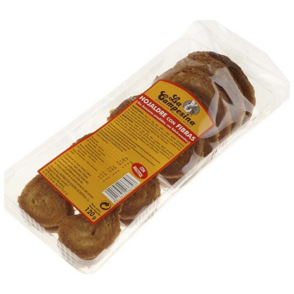 Palmeras De Hojaldre Con Fibra 120Gr. S/A