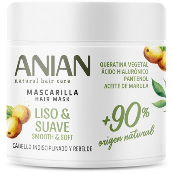 Anian Liso Y Suave Mascarilla Queratina Vegetal 350Ml