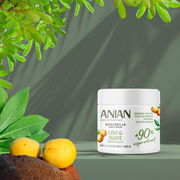 Anian Liso Y Suave Mascarilla Queratina Vegetal 350Ml