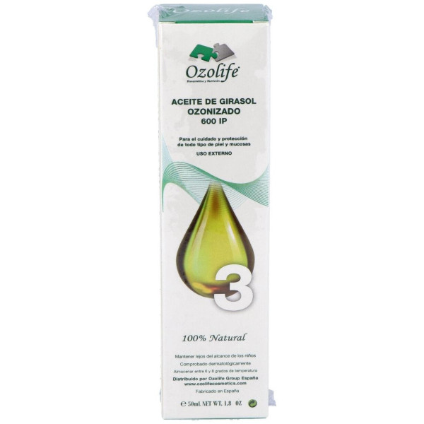 Aceite Girasol Ozonizado 600Ip Airless 50Ml.