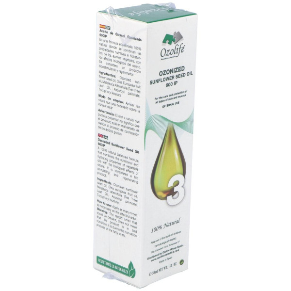 Aceite Girasol Ozonizado 600Ip Airless 50Ml.