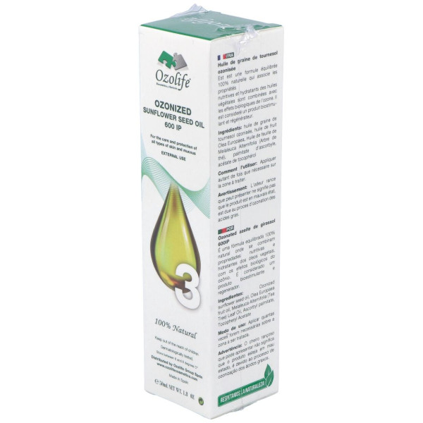 Aceite Girasol Ozonizado 600Ip Airless 50Ml.