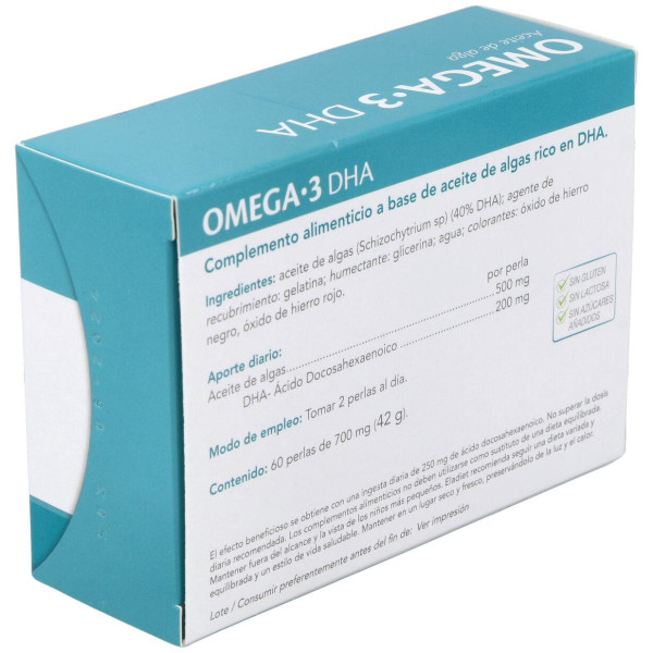 Omega 3 Dha Aceite De Alga Eladiet 60 Perlas