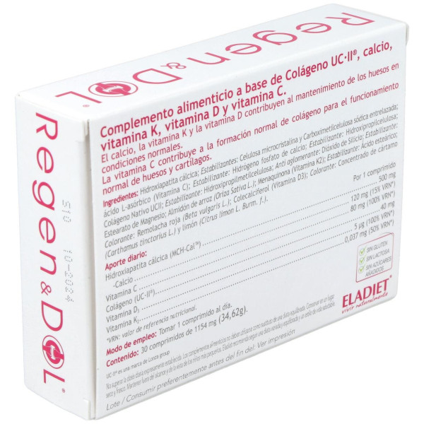 Eladiet Regendol Uc-Ii 30 Comprimidos