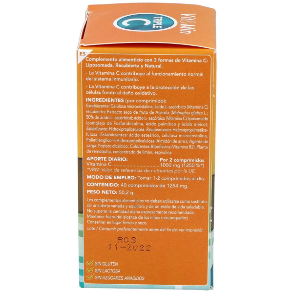 Triple C Vit. C Liposomada 40Comp.