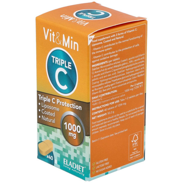 Triple C Vit. C Liposomada 40Comp.