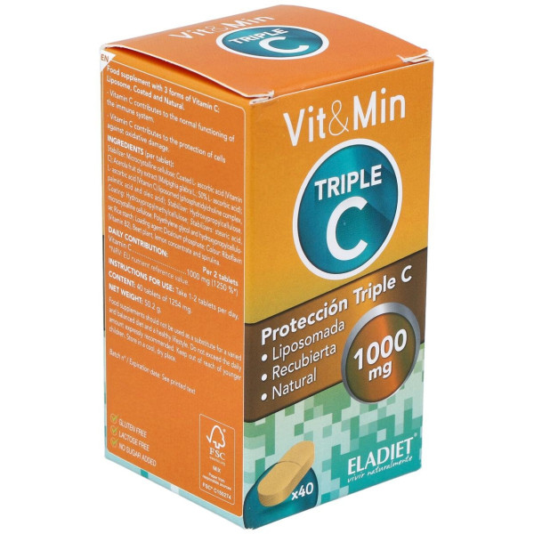 Triple C Vit. C Liposomada 40Comp.
