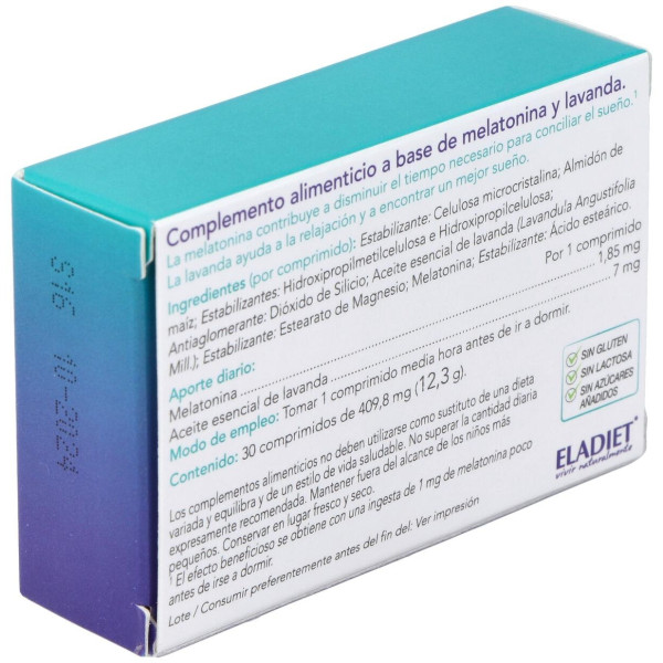 Eladiet Melatonina Retard 30 Comprimidos