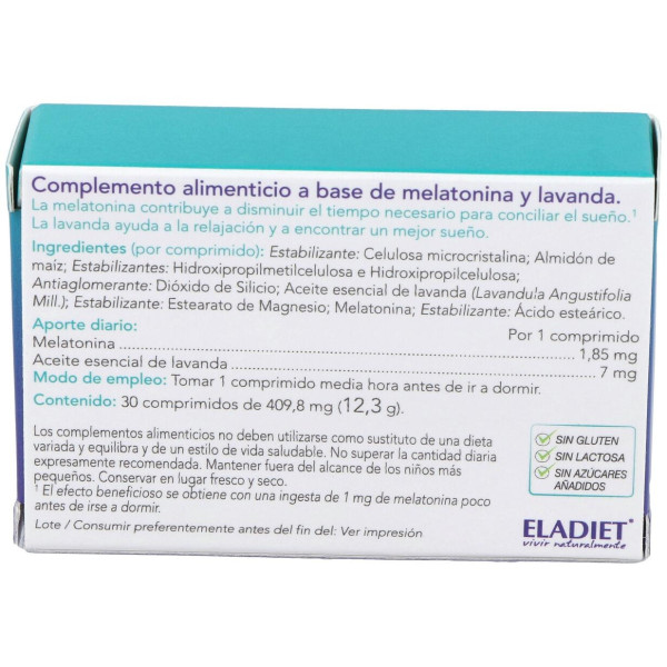 Eladiet Melatonina Retard 30 Comprimidos