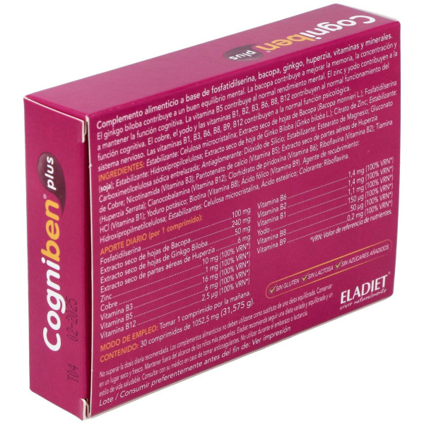 Eladiet Cogniben Plus 30Caps