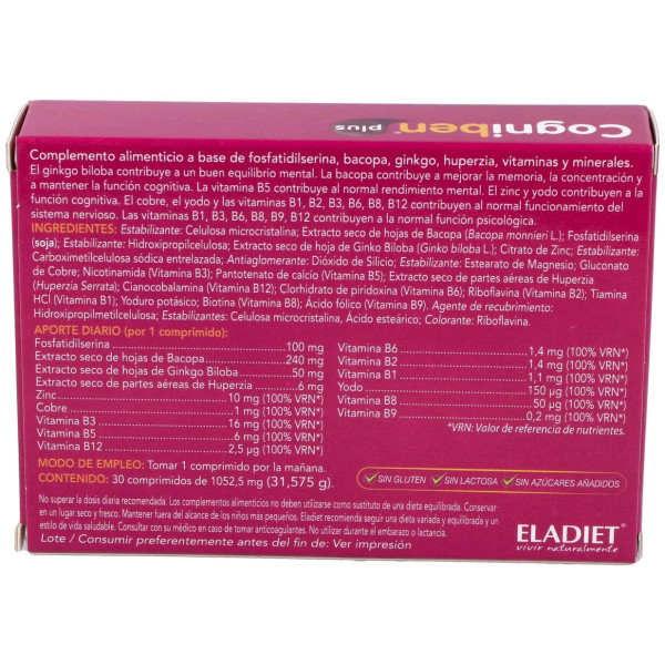 Eladiet Cogniben Plus 30Caps
