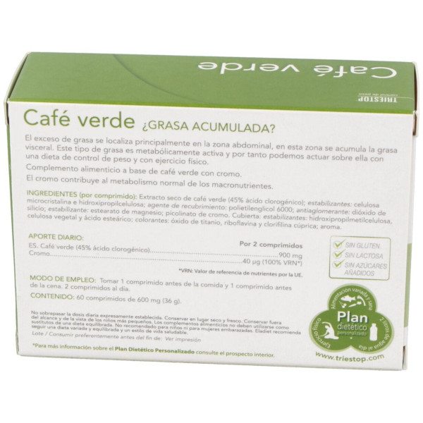Triestop Cafe Verde 60Comp.