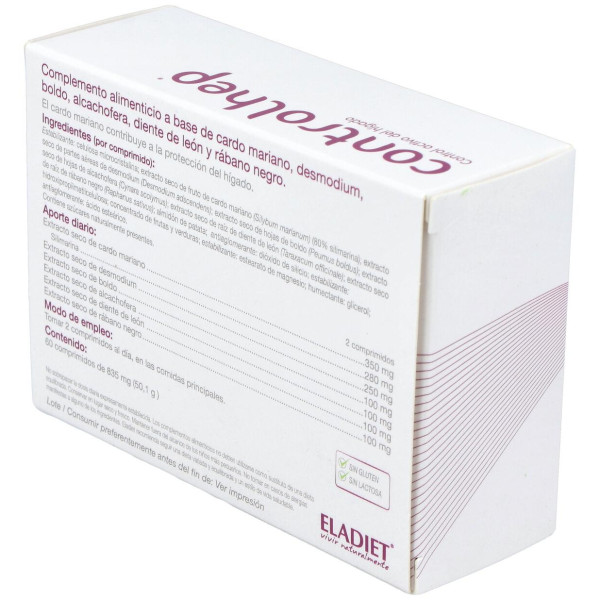 Eladiet Controlhep Suplemento Dietético Para Cuidar El Hígado En Cápsulas
