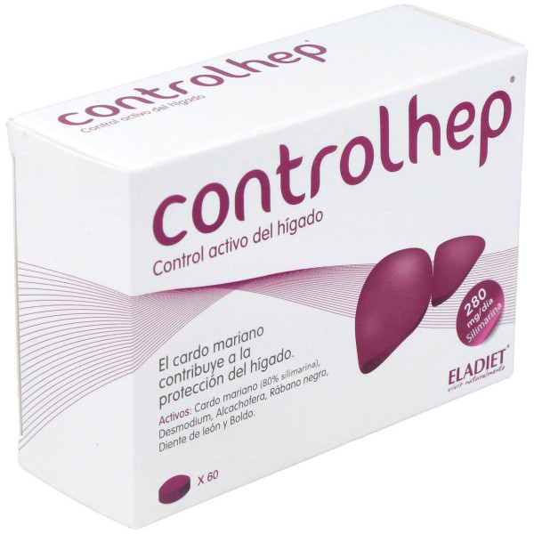 Eladiet Controlhep Suplemento Dietético Para Cuidar El Hígado En Cápsulas