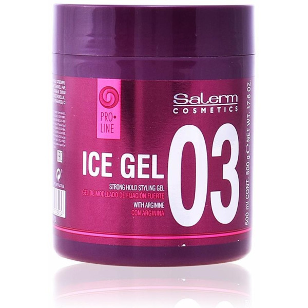 Salerm Ice Gel Strong Hold Styling Gel 500Ml