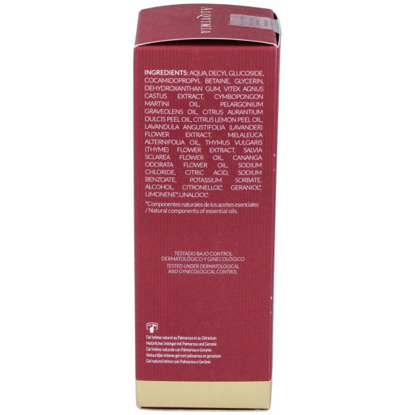 Gel Intimo Geranio-Palmarosa-Arbol Casto 100Ml.
