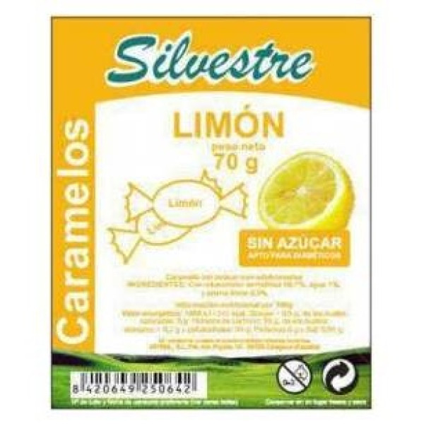 Caramelos De Limon Sin Azucar 70Gr.