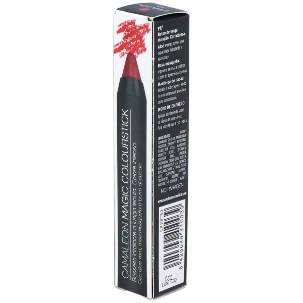 Camaleon Magic Colour Stick Pintalabios Rojo/Burdeos 4G 1Ud