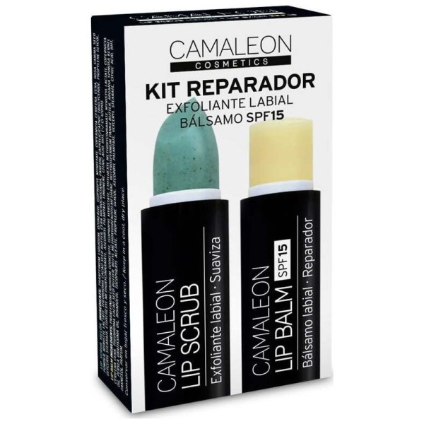 Camaleon Kit Bálsamo + Exfoliante Labial Melón 4G