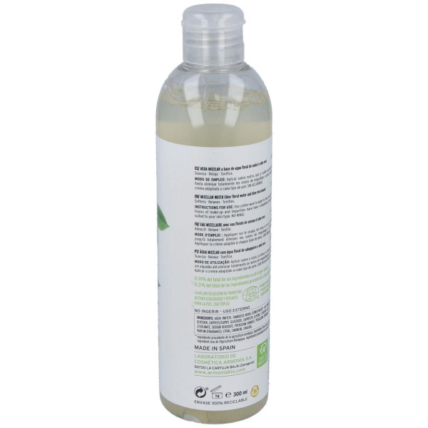 Agua Limpiadora Micelar Bio 300Ml.