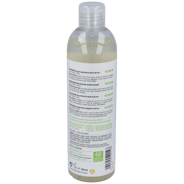 Agua Limpiadora Micelar Bio 300Ml.