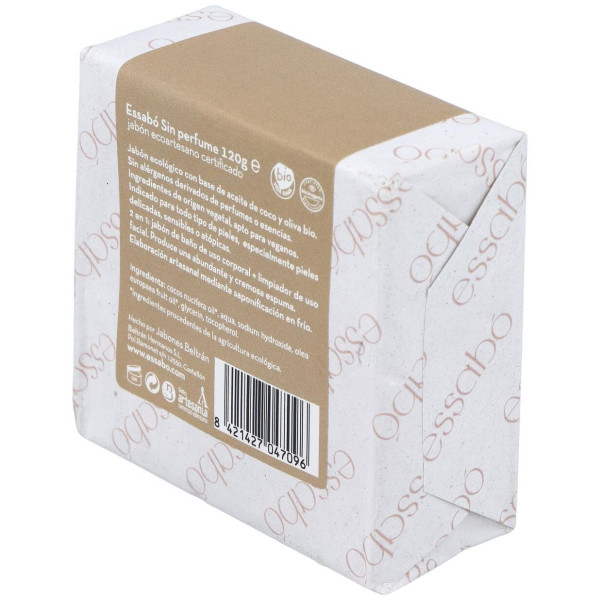 Essabo Jabon Sin Perfume Ecologico 120Gr.