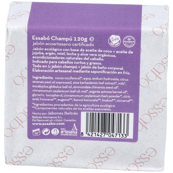 Jabones Beltrán Champú Sólido Essabo 120G